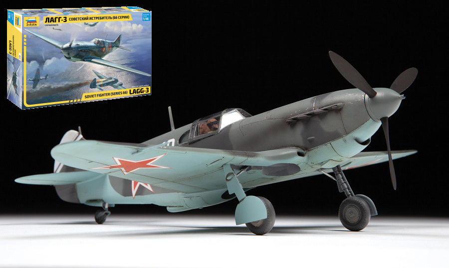 LaGG-3 SOVIET WWII FIGHTER KIT 1:48 - Zvezda - Z4833