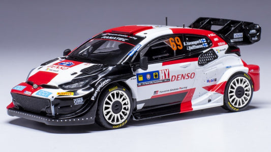 TOYOTA RALLY WRC N.69 CENTR.EUROP.RALLY 2023 ROVANPERA-HALTTUNEN 1:43 - Ixo Model - RAM908