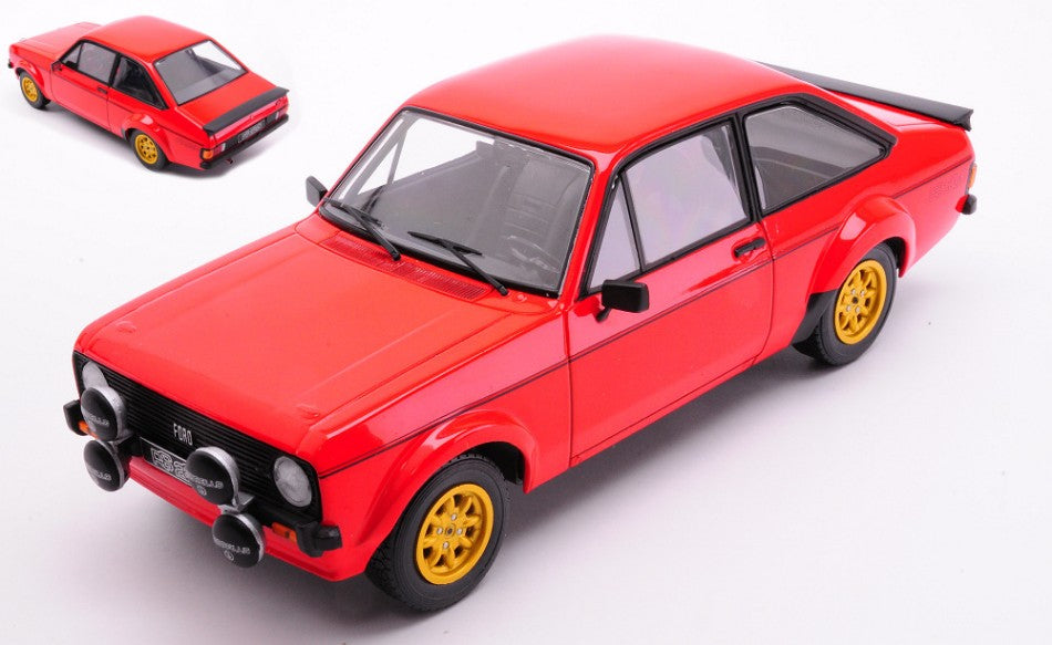 FORD ESCORT MKII R 1977 RED 1:24 - Whitebox - WB124223