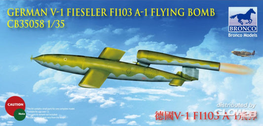 V-1 GERMAN Fi103 A-1 FLYING BOMB KIT 1:35 - Bronco Model - CB35058