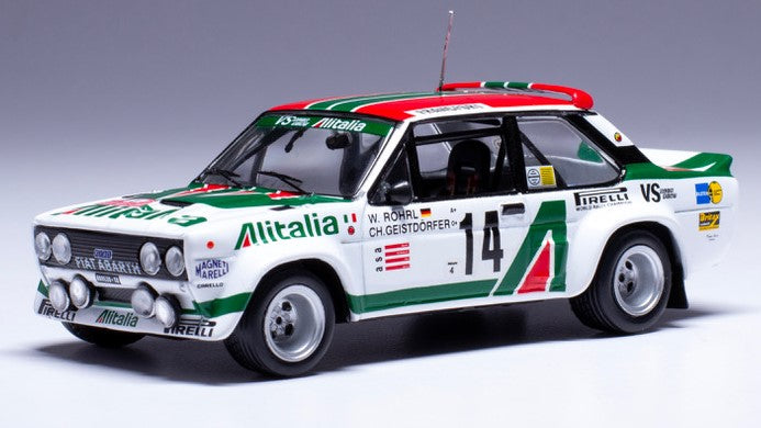 FIAT 131 ABARTH N.14 RALLY MONTE CARLO 1979 ROHRL-GEISTDORFER 1:43 - Ixo Model - RAC446B