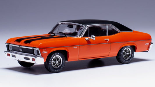 CHEVROLET NOVA SS 1971 ORANGE/BLACK 1:43 - Ixo Model - CLC596