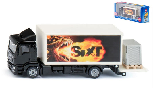 CAMION MAN LKW WITH HYDRAULIC LIFTER AND METALLIC GRID 1:50 - Siku - SK1997