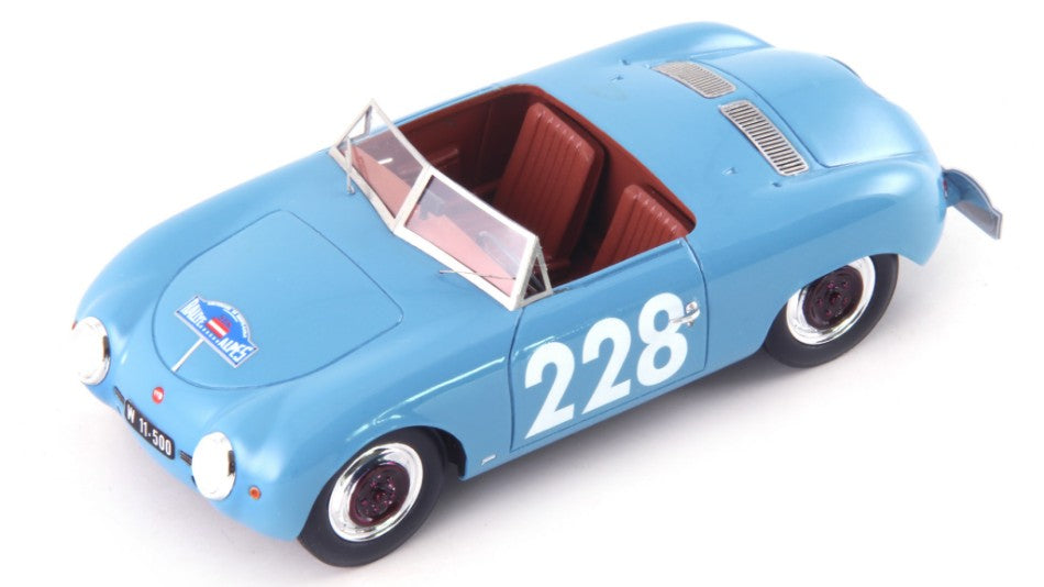 DENZEL WD 1300 SUPER "RALLY DES ALPES 1954" BLUE 1:43 - Autocult - ATC07033