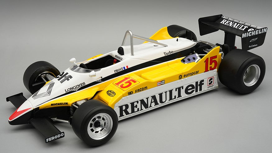 RENAULT RE30B WINN.BRAZILIAN GP 1982 PROST C/VETRINA 1:18 - Tecnomodel - TMD18367C