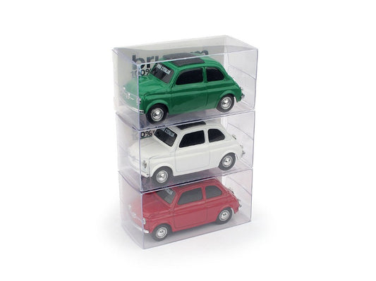 FIAT 500 BANDIERA ITALIANA 1x BR018-BR019-BR020 1:43 - Brumm - BMVBR03