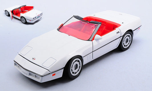 CHEVROLET CORVETTE 1956 WHITE 1:24 - MotorMax - MTM73298W