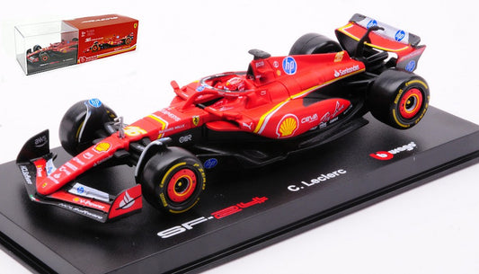 FERRARI SF-24 N.16 F1 2024 CHARLES LECLERC SIGNATURE 1:43 - Burago - BU36843L