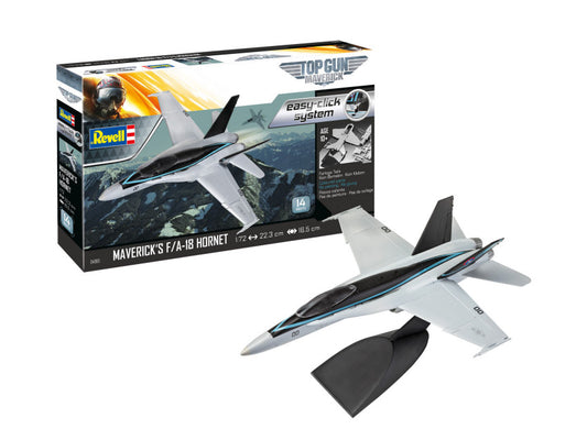 MAVERICK'S F/A-18 HORNET "TOP GUN" MODEL SET KIT 1:72 - Revell - RV64965