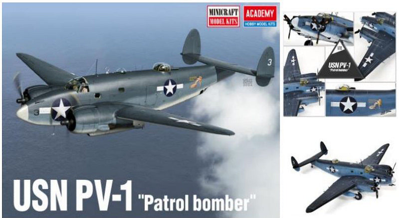 USN PV-1 PATROL BOMBER KIT 1:72 - Academy - ACD12587