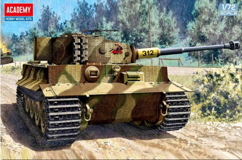 GERMAN TIGER-VER.LATE KIT 1:72 - Academy - ACD13431