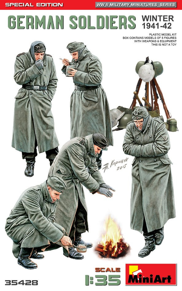 GERMAN SOLDIERS WINTER 1941-42 KIT 1:35 - Miniart - MIN35428
