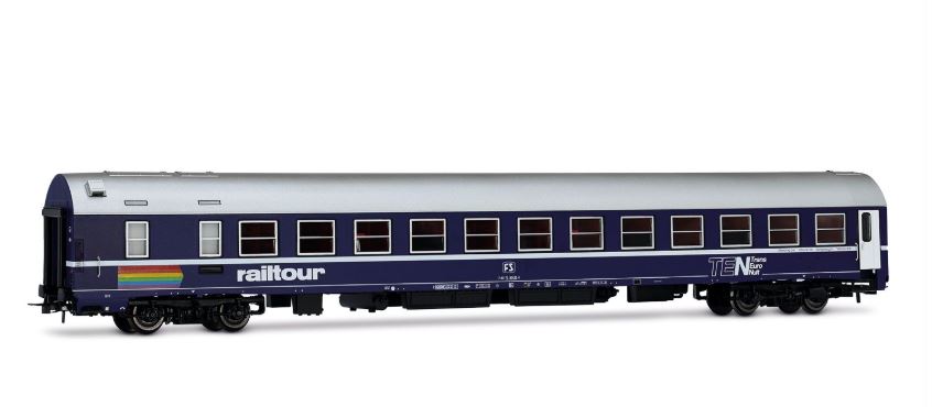 CARROZZA LETTO LIVREA TEN "RAILTOUR" LOGO EP.IV 1:87 - Rivarossi - HR4399