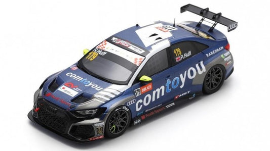 AUDI RS 3 LMS N.179 3rd RACE 1 WORLD TOUR MACAU 2023 ROB HOFF 1:43 - Spark Model - SA252