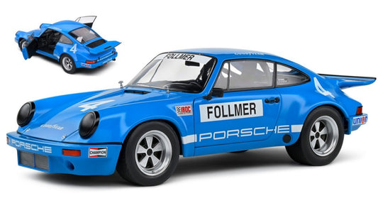 PORSCHE 911 CARRERA 3.0 RSR N.4 IROC RIVERSIDE 1974 GEORGE FOLLMER 1:18 - Solido - SL1810702
