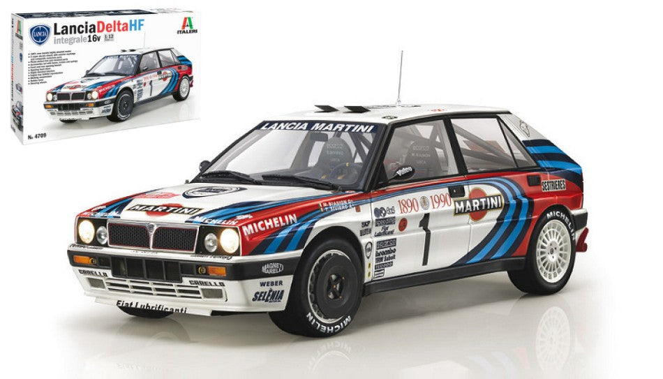 LANCIA DELTA HF 16V N.1/N.7 MONTE CARLO 1990 KIT 1:12 - Italeri - IT4709