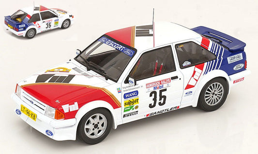 FORD ESCORT MK III RS TURBO N.35 HUNSR.RALLY 1985 ANDER.-SCHOONEN.1:18 - ModelCarGroup - MCG18422