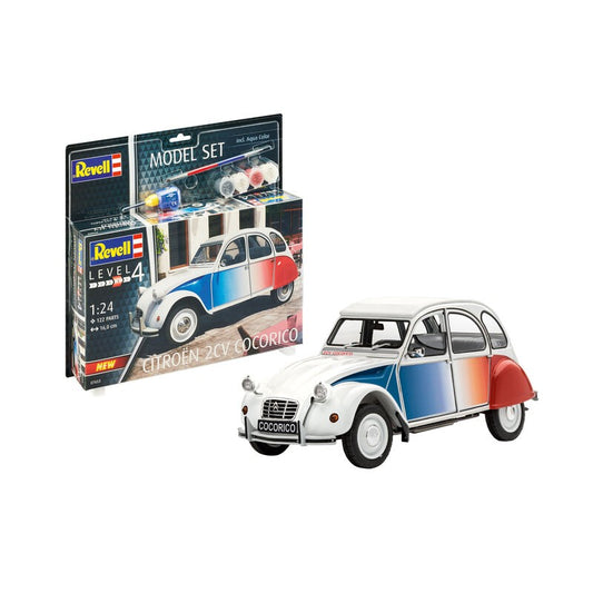 CITROEN 2 CV COCORICO MODEL SET KIT 1:24 - Revell - RV67653