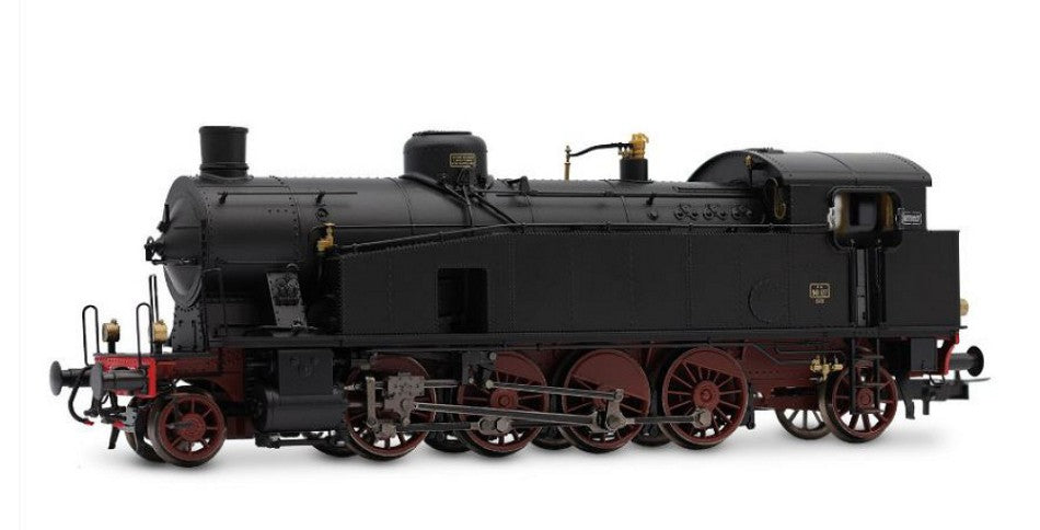 FS STEAM LOCOMOTIVE GR 940 ELECTRIC LAMPS EP.III-IV 1:87 - Rivarossi - HR2957