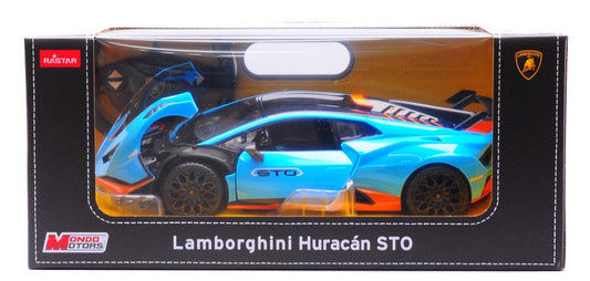 LAMBORGHINI HURACAN STO RADIOCOMANDO LIGHT BLUE 1:14 - Mondo Motors - MM63707