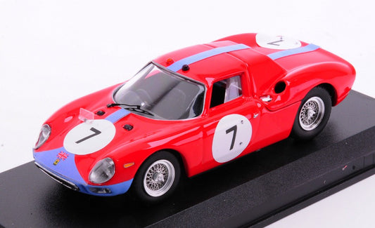 FERRARI 250 LM N.7 WINNER 12 H REIMS 1964 GRAHAM HILL-J.BONNIER 1:43 - Best Model - BT9866