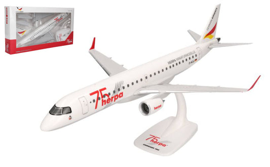 EMBRAER E190 GERMAN AIRWAYS "HERPA 75 YEARS" 1:100 - Herpa - HP614368