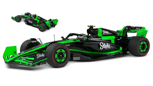 SAUBER C44 TEAM STAKE KICK N.24 BAHRAIN GP 2024 ZHOU GUANYU 1:18 - Solido - SL1814101