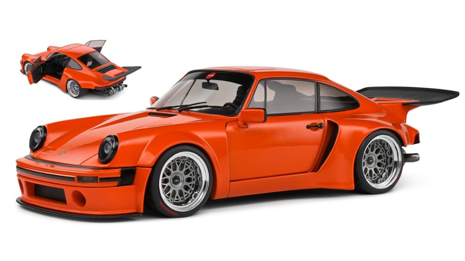 PORSCHE 911 930 3.0L KS-R COUPE 1974 2022 ORANGE 1:18 - Solido - SL1810501