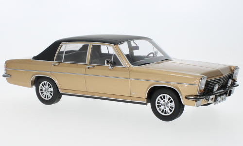 OPEL DIPLOMAT B 1972 MET.BEIGE/MATT BLACK 1:18 - ModelCarGroup - MCG18335
