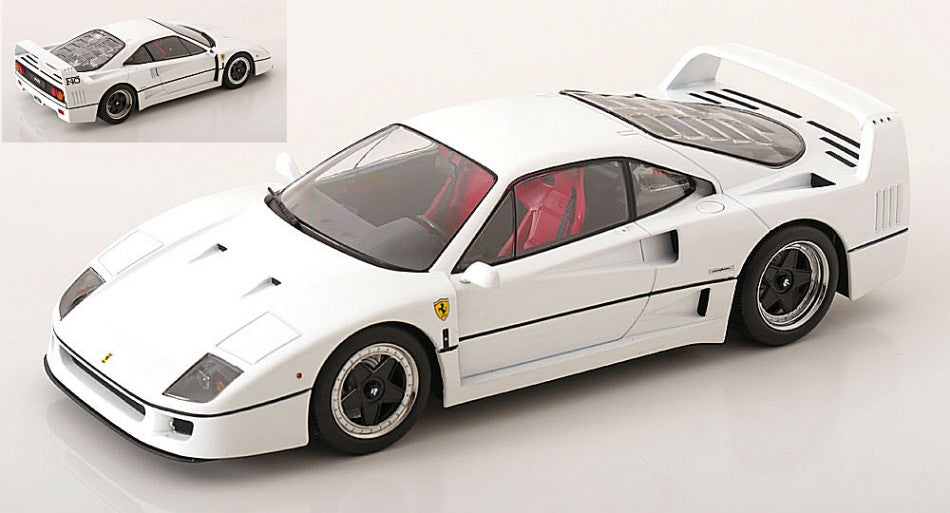 FERRARI F40 BRUNEI WHITE 1:18 - KK Scale - KKDC180695