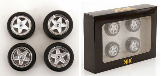 ACCESSORIES FERRARI F40 RIMS AND TIRES SET 1:18 - KK Scale - KKDCACC020