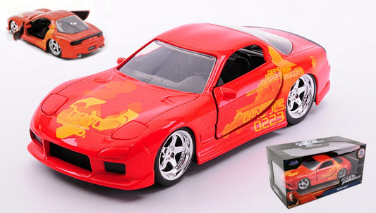 MAZDA RX-7 FAST & FURIOUS ORANGE 1:32 - Jada Toys - JADA31442