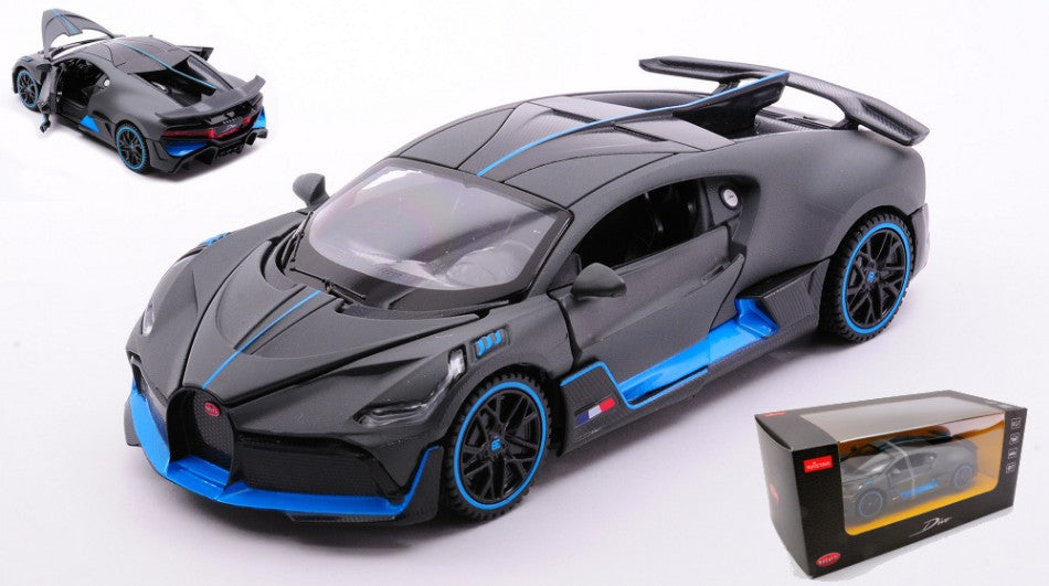 BUGATTI DIVO WITH SOUND GREY/BLUE 1:32 - Rastar - RAT64200
