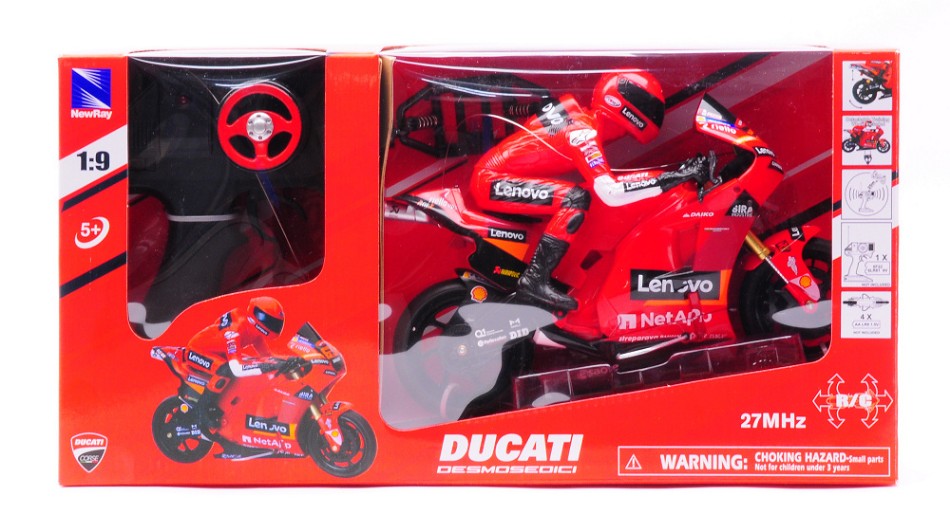 DUCATI DESMOSEDICI N.63 P.BAGNAIA RADIOCOMANDO 1:9 - New Ray - NY83005