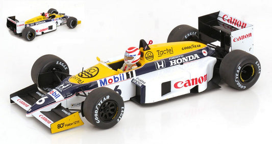 WILLIAMS FW11 N.6 BRAZILIAN GP 1986 N.PIQUET 1:18 - ModelCarGroup - MCG18626
