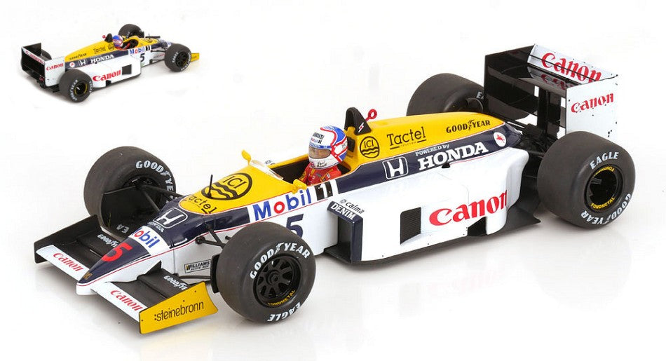 WILLIAMS FW11 N.5 BRITAIN GP 1986 N.MANSELL 1:18 - ModelCarGroup - MCG18627