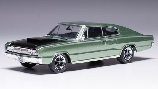 DODGE CHARGER 1967 LIGHT GREEN 1:43 - Ixo Model - CLC605