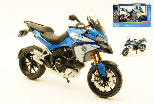 MOTO DUCATI MULTISTRADA POLIZIA ITALIANA 1:12 - Maisto - MI10013POL