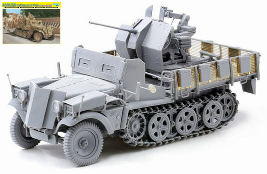 SD.KFZ.10/5 W/ARMOR CAB FUR 2cm FLAK 38 SMART KIT 1:35 - Dragon - D6677