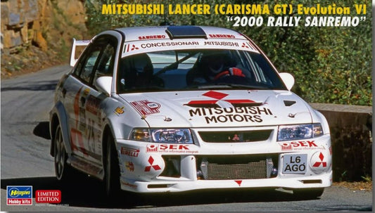 MITSUBISHI LANCER CARISMA GT EVO I RALLY SANREMO 2000 KIT 1:24 - Hasegawa - HA20712