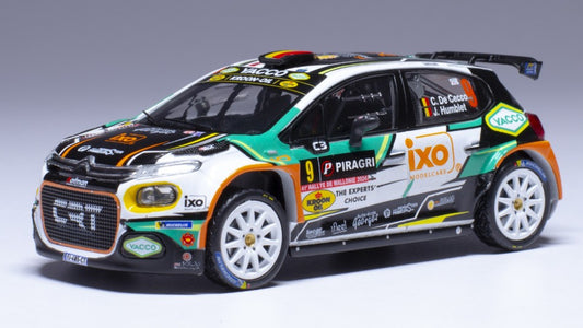 CITROEN C3 RALLY2 N.9 RALLY WALLONIEN 2024 DE CECCO-HUMBLET 1:43 - Ixo Model - RAM942