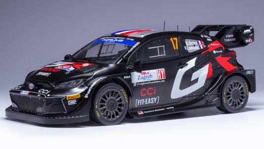 TOYOTA YARIS WRC N.17 RALLY CROATIA 2024 OGIER-LANDAIS 1:18 - Ixo Model - 18RMC202