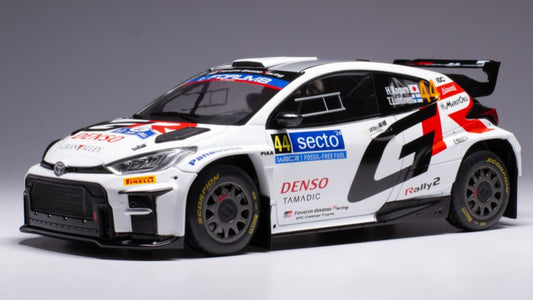 TOYOTA GR YARIS RALLY2 N.44 RALLY FINLAND 2024 KOGURE-LUHTINEN 1:18 - Ixo Model - 18RMC212B