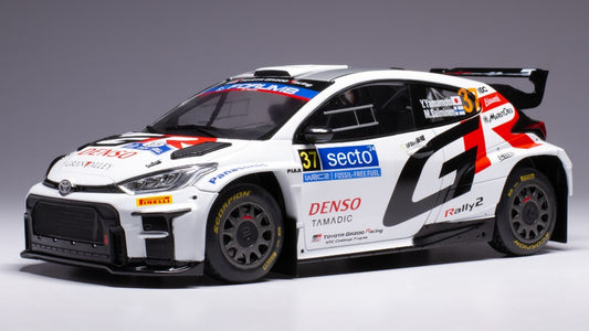 TOYOTA GR YARIS RALLY2 N.37 RALLY FINLAND 2024 YAMAMOTO-SALMINEN 1:18 - Ixo Model - 18RMC212A