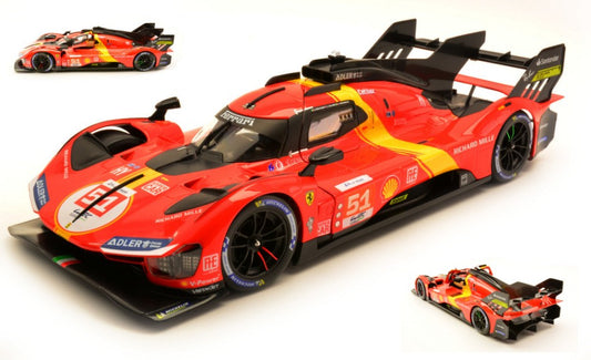FERRARI 499P N.51 WINNER LE MANS 2023 PIER GUIDI/CALADO/GIOVINAZZI 1:18 - Burago - BU16301
