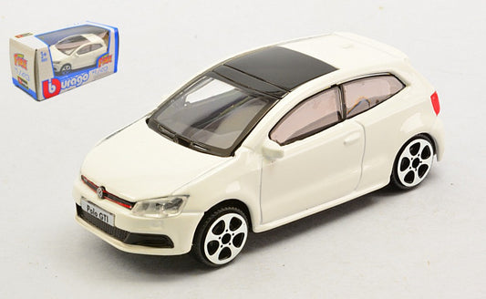 VW POLO GTI MARK 5 WHITE 1:43 - Burago - BU30233W