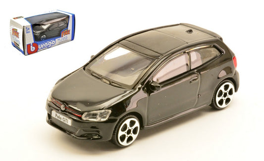 VW POLO GTI MARK 5 BLACK 1:43 - Burago - BU30233Z