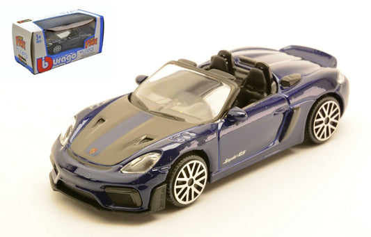 PORSCHE 718 SPYDER RS 2024 NIGHT BLUE 1:43 - Burago - BU30472B