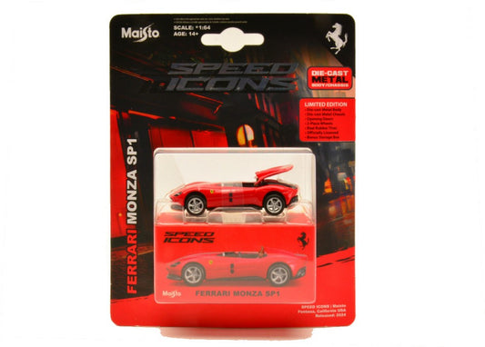 FERRARI MONZA SP-1 CABRIOLET RED 1:64 - Maisto - MI15702R