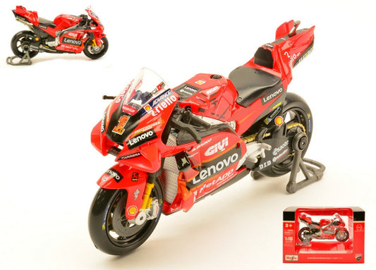 DUCATI DESMOSEDICI LENOVO TEAM N.1 2023 FRANCESCO BAGNAIA 1:18 - Maisto - MI36396-1